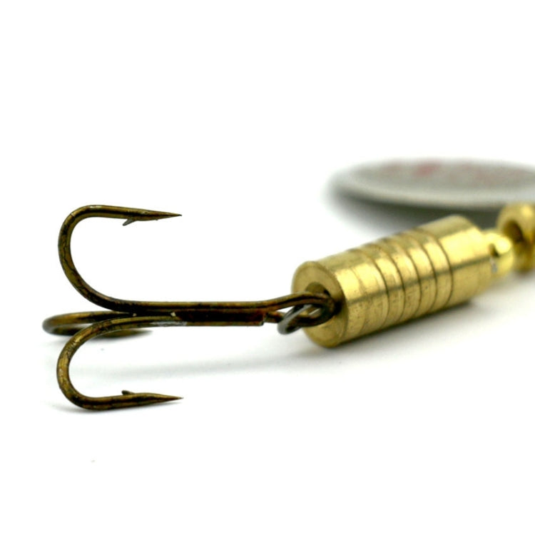 10 PCS HENGJIA SP054 6.7cm / 7g Fresh Water Sequins Road Bait(Black Gold Point)