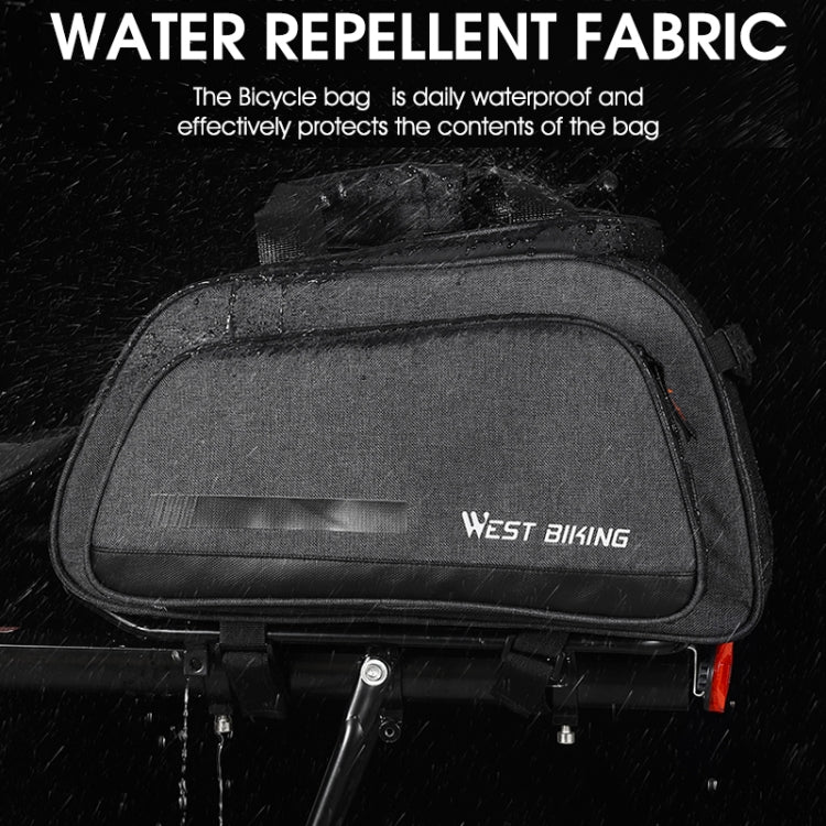 WEST BIKING Multifunctional Bicycle Aluminum Foil Insulation Pouch(Black)