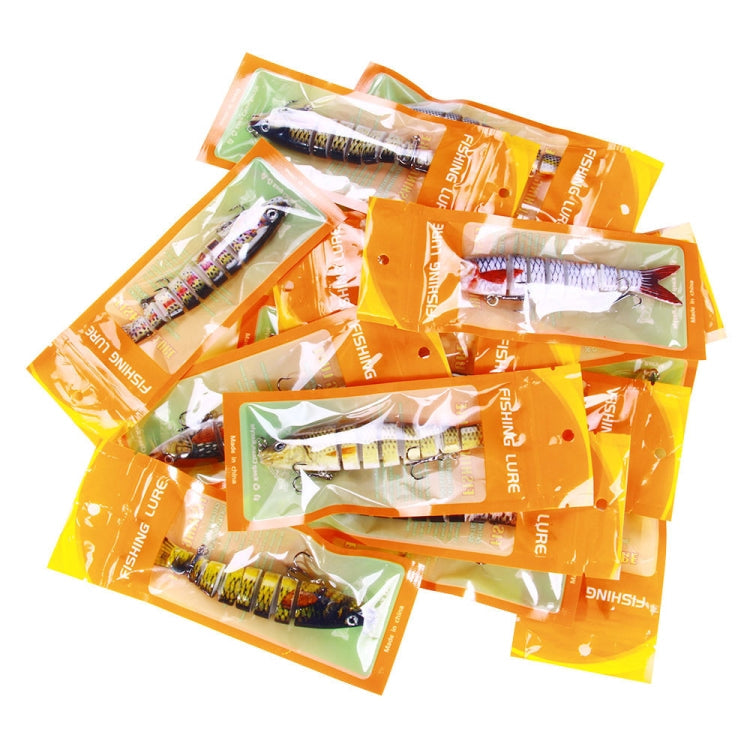 HENGJIA JM063 Multi-Section Fake Bait 8 Section Sinker Lures, Size: 13.4cm 18g(7)