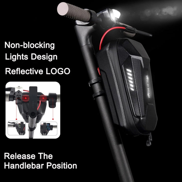 WILD MAN ES8X Electric Scooter Bicycle Fast Disassembly Hanging Bag EVA Hard Shell Bag, Size: 2L(Black)