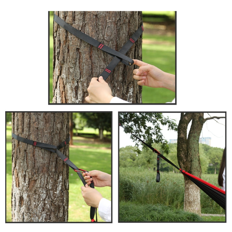 XINDA 2m Hammock Sling + Quick Buckle Set Swing Rope Strap