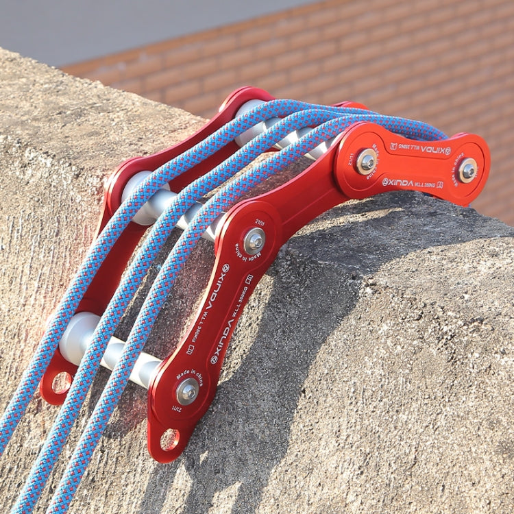 XINDA Rope Protector Rope Corner Cover Rock Climbing Protect Equipment,Spec: Single Wheel Ropeway