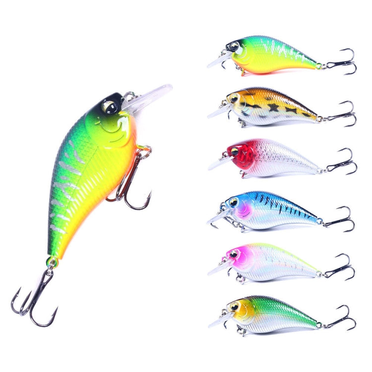 HENGJIA CB060 7cm 9.5g Lure VIB Rock Little Fatty Floating Fake Baits, Color: 5