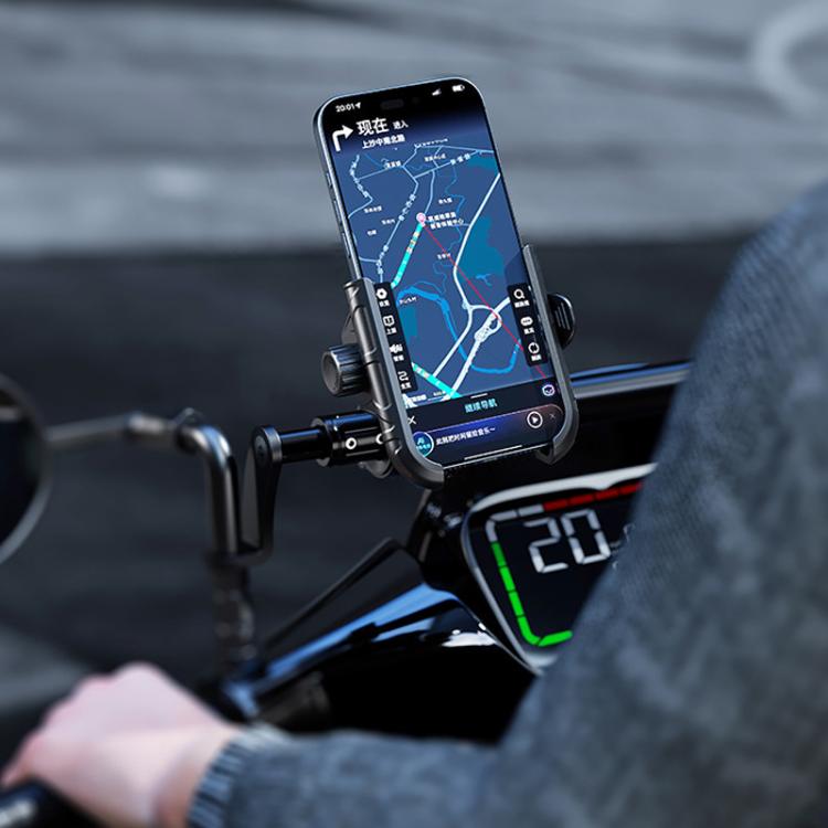 Kewig Motorcycle Bicycle Non-Blocking Mobile Phone Camera Navigation Bracket(M29-C1)