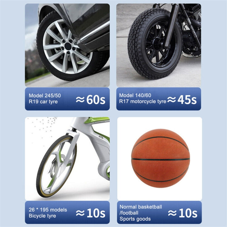 SUITU ST-9620B Wireless Small Portable Car Air Pump Tire Inflator for Motorcycle Bicycle