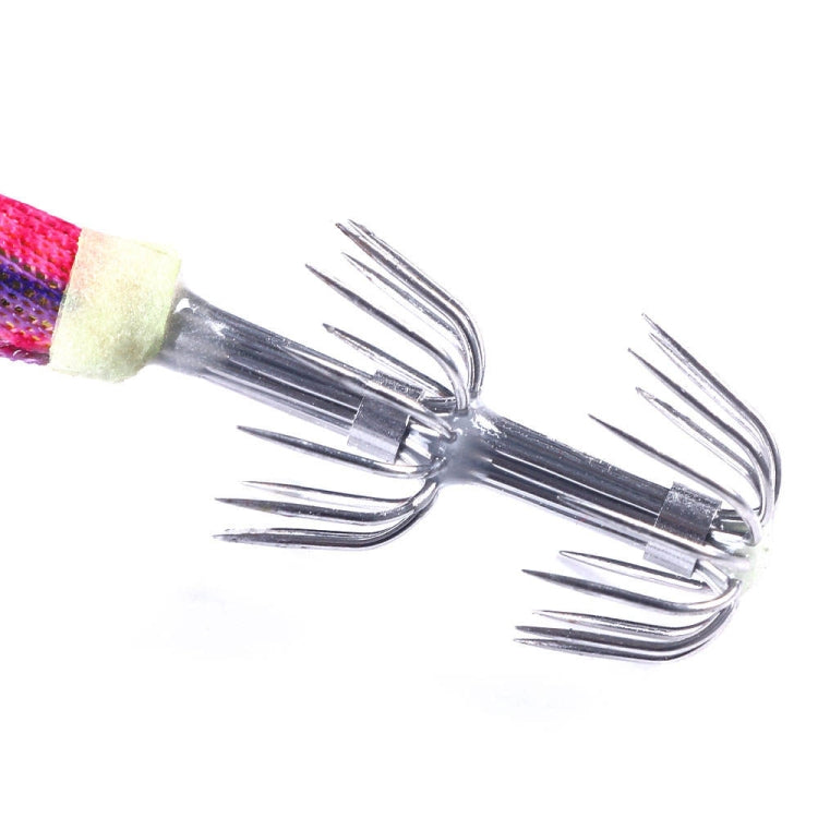 HENGJIA 14cm 20g Night Light Wood Shrimp Fake Bait Squid Hook Luya Bait, Color: 7