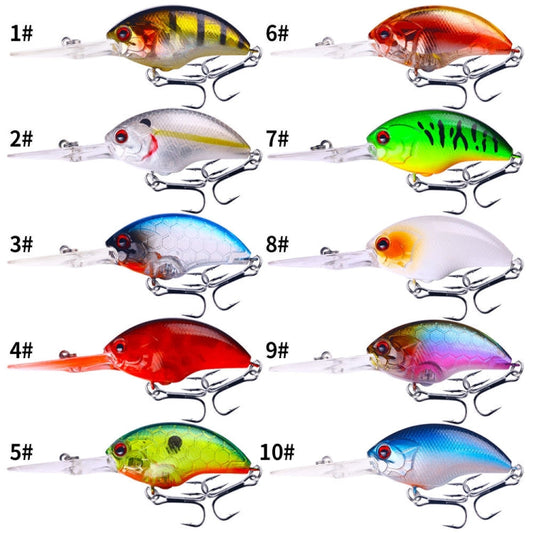 HENGJIA Rock Lure Small Fat Hard Bait Boxed Fake Bait(9)