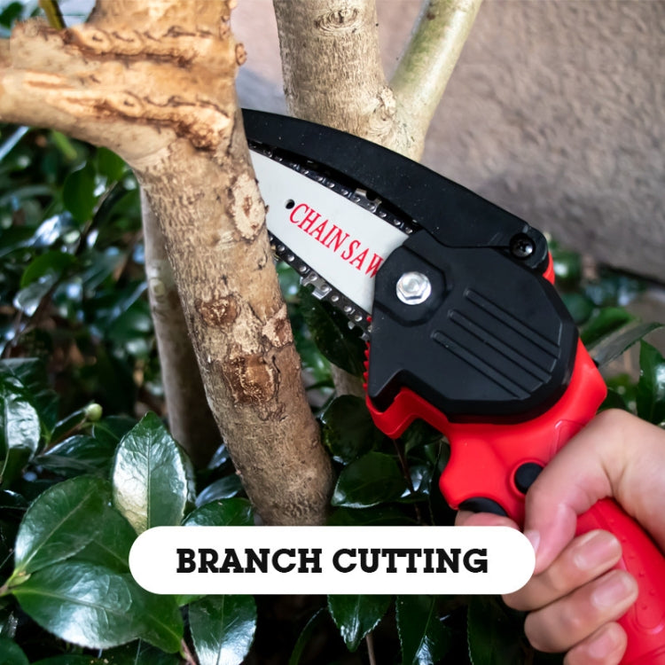 HILDA Rechargeable Cordless Mini Electrical Chain Saw Logging Tools(Black)