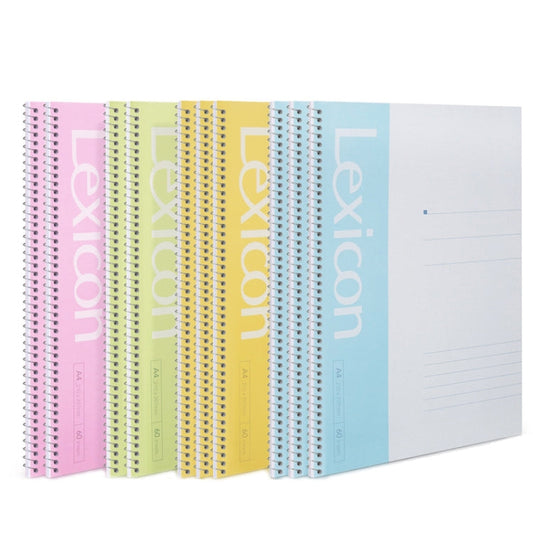 Deli 7688 A4 60-pages Spiral Bound Notebook Live Page Office Business Notepad