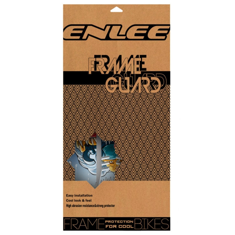 ENLEE E-2210 10pcs /Set Bicycle Jersey Stickers Mountain Bike Frame Protection Adhesive Tape, Model: Graffiti