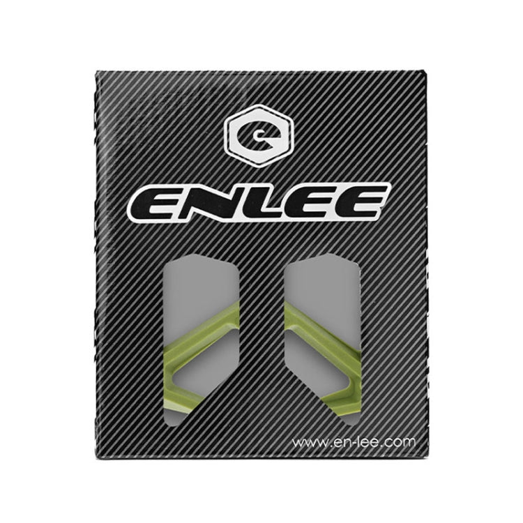 ENLEE F228 1pair Bicycle Nylon Pedals Mountain Bike Widened Riding Footrests(Olive Green)