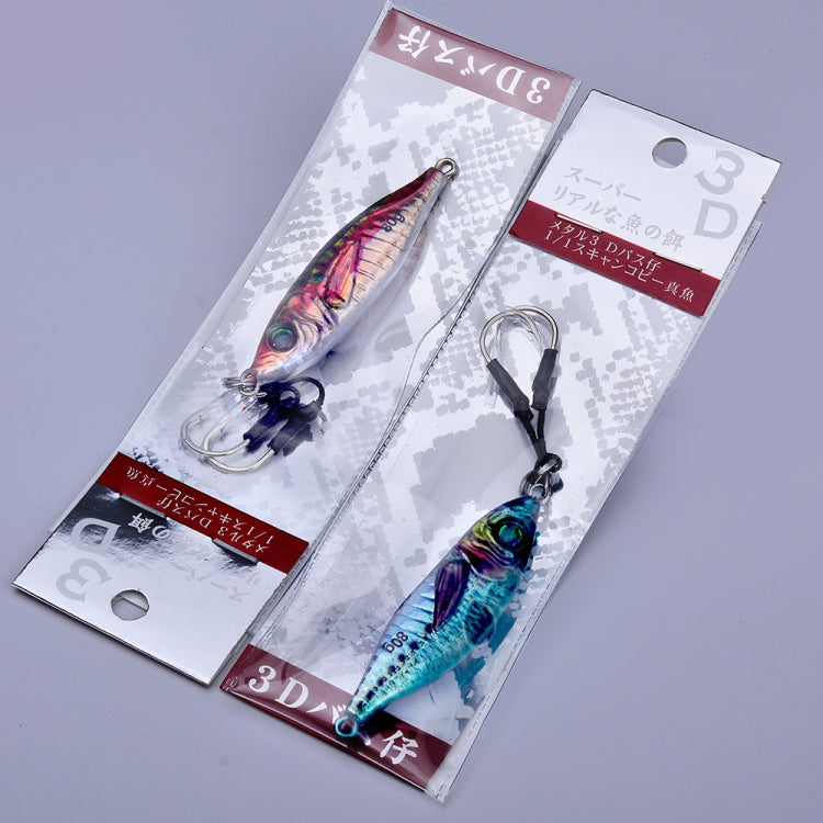 PROBEROS LF136 Fishing Lure 3D Spray Painted Imitation Bait Long Casting Freshwater Fishing Warbler Bass Leader Lure, Size: 60g(Color I)
