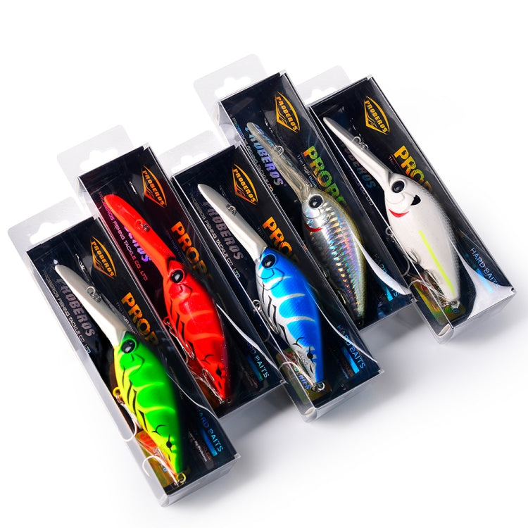 PROBEROS DW574 Bait Floating Rock Plastic Lure Small Fatty Fish Fake Bait Fishing Tackle, Size: 12.5cm/24.5g(Color C)