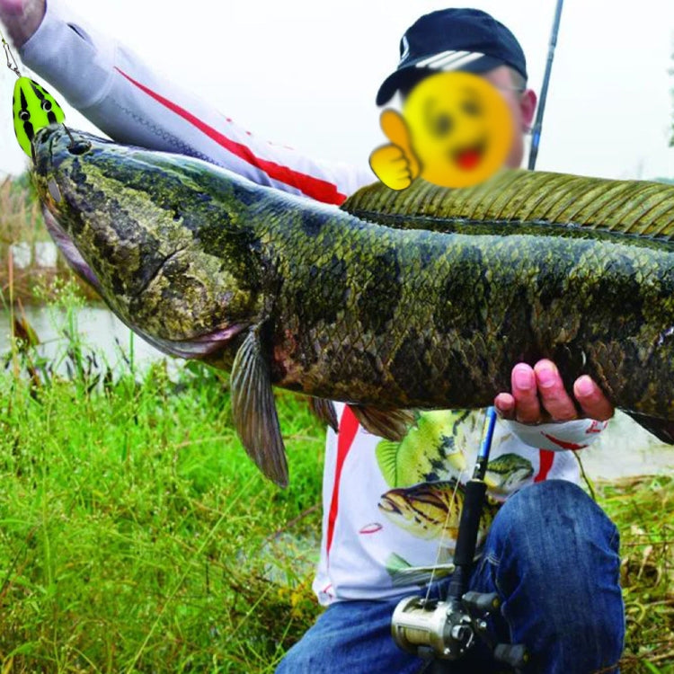 PROBEROS FR038 Simulation Thunderfrog Lure Fake Lure Blackfish Bait Converted Thunderfrog Soft Bait, Size: 5g/4cm(Color E)