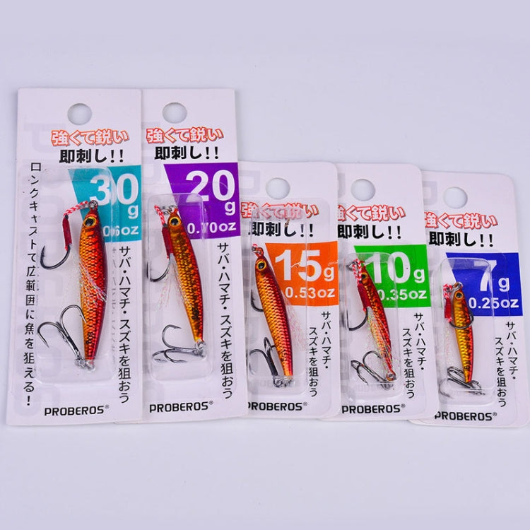 PROBEROS LF127 Long Casting Bait Small Leader Freshwater Sea Bass Fishing Warbler Spinnerbait, Size: 10g(Color B)