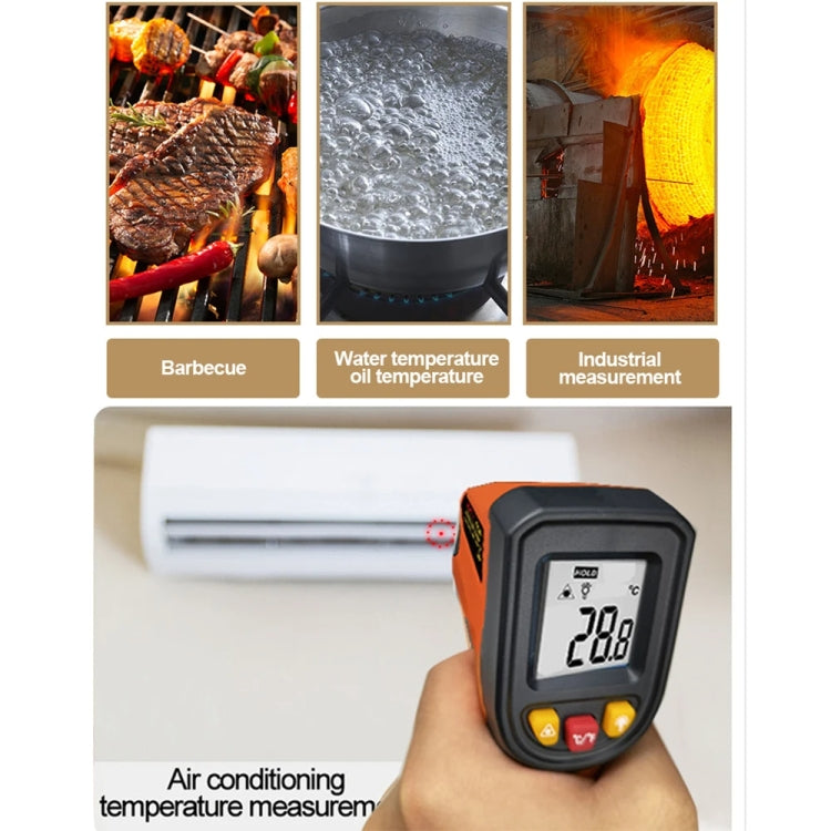 NJTY Digital Display High-Precision Infrared Thermometer For Bakery Kitchen Industry, Spec: T400
