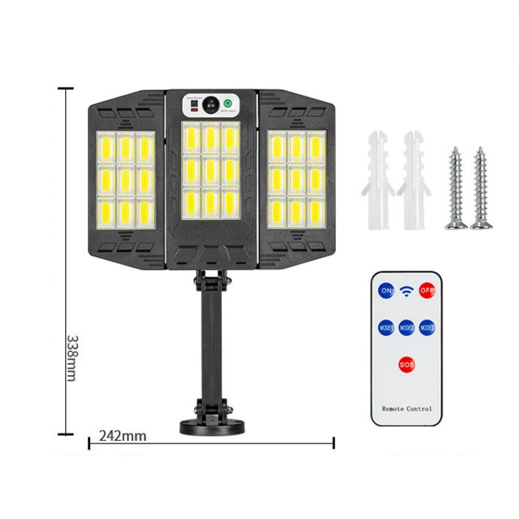 E-SMARTER W796-6 Solar Induction Courtyard Wall Light Smart Outdoor Lamp With Remote Control