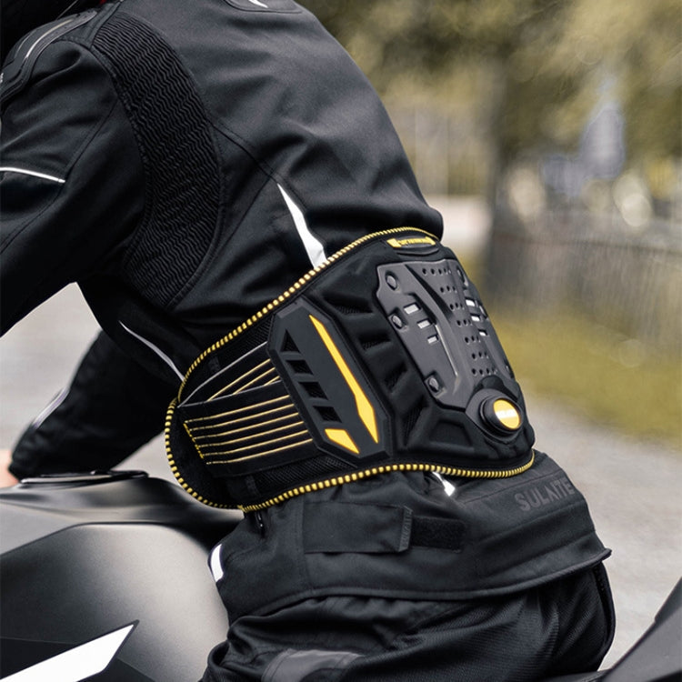SULAITE Motorcycle Riding Breathable Anti-Fall Belt, Color: Yellow S/M