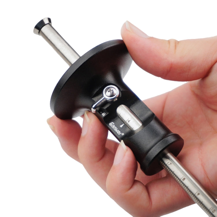 Ganwei European Scriber Simple Marking Gauge Ruler Parallel Line Drawing Woodworking Tool(Fixed Blade)