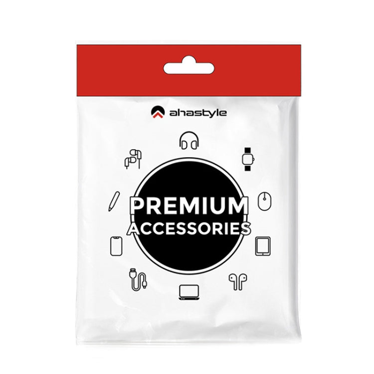 For Airpods 4 AhaStyle WG163 Earphone Drop-Proof Dust-Proof Silicone Protective Case With Cleanning Pen(Blue)