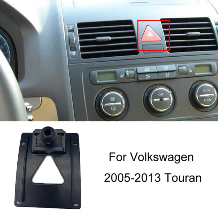 For Volkswagen Car Air Outlet Modified Mobile Phone Holder Base, 05-13 Touran, 08-12 Lavida, 08-12 Bora, 09-13 Golf 6, 11-15 Passat, For 11-18 POLO, 11-18 Touareg, 17-21 Magotan/19-20 CC, 14-20 Golf, 12-14 Sagitar, 12-14 Magotan