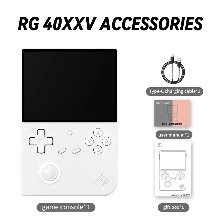 ANBERNIC RG40XXV Vertical HD Screen Joystick Game Console With Ambient Light Portable Retro Handheld Console, Size: 64GB(Blue)