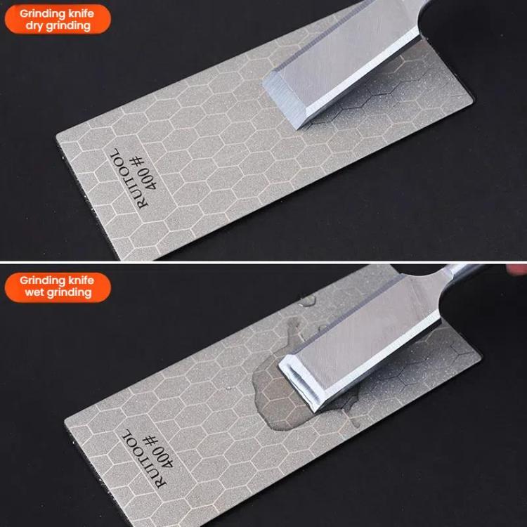 RUITOOL Emery Sharpening Disc Rectangular Diamond Honeycomb Knife Sharpener Household Polishing Tool(200#)