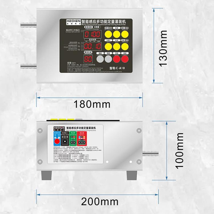 HECHEN CA10B Heat-resistant 1.5L Automatic Small Intelligent Single Head Liquid Induction Multifunctional Quantitative Filling Machine(EU Plug)
