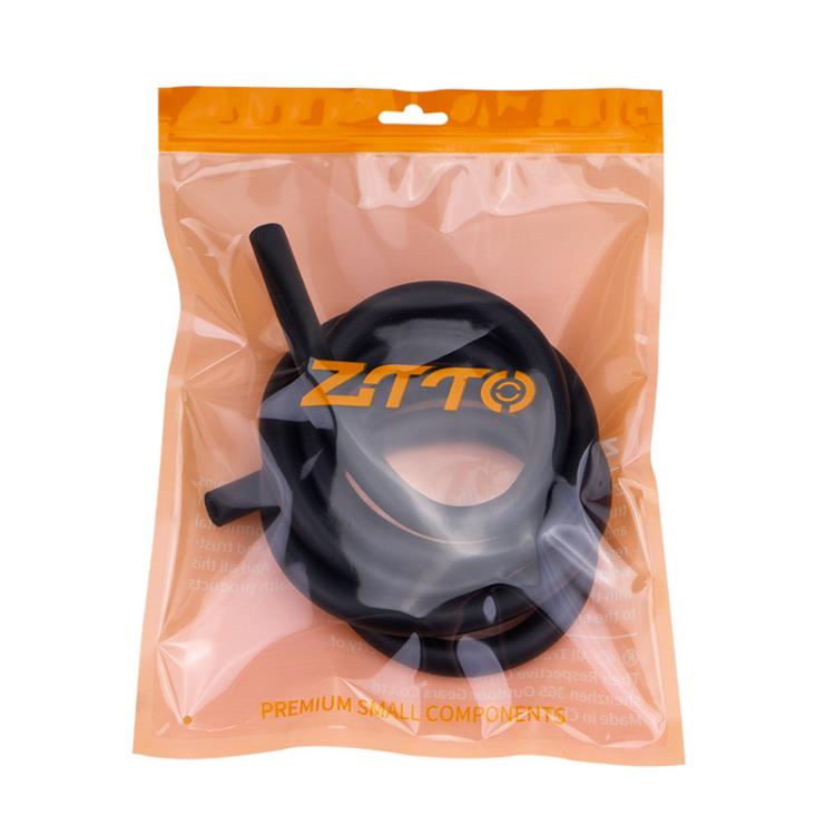 2pcs ZTTO 1.5m Bicycle Brake Shifter Cable Anti-Rattle Soundproof Foam Tube(Black)