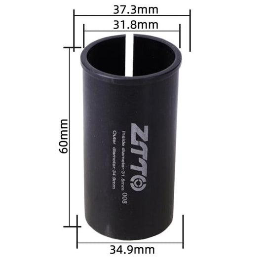 31.8-34.9mm 008 2pcs ZTTO Bicycle Seat Post Conversion Sleeve Reducer Cover(Black)