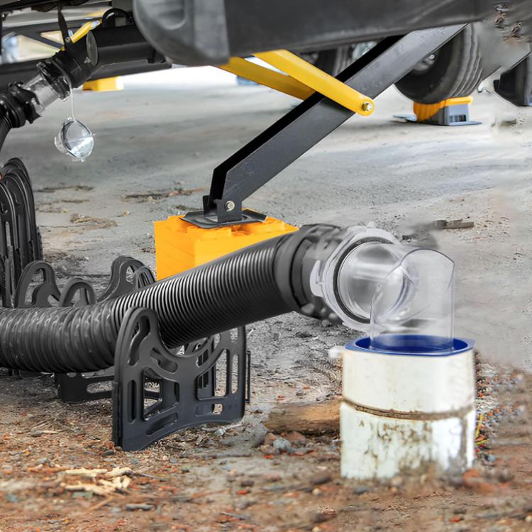 RV Sewage Drain Pipe 90-degree Flexible Hose Adapter, CP-5631