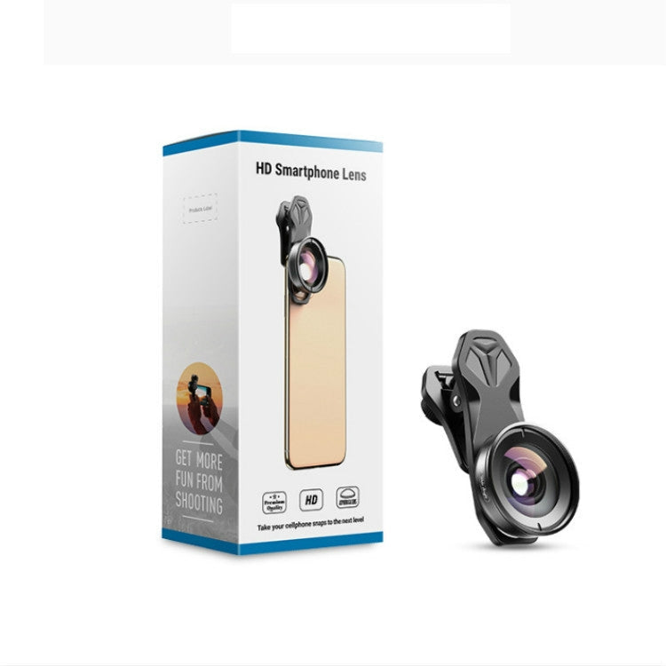 APEXEL APL-HB195 195 Degrees Fisheye Professional HD External Mobile Phone Universal Lens
