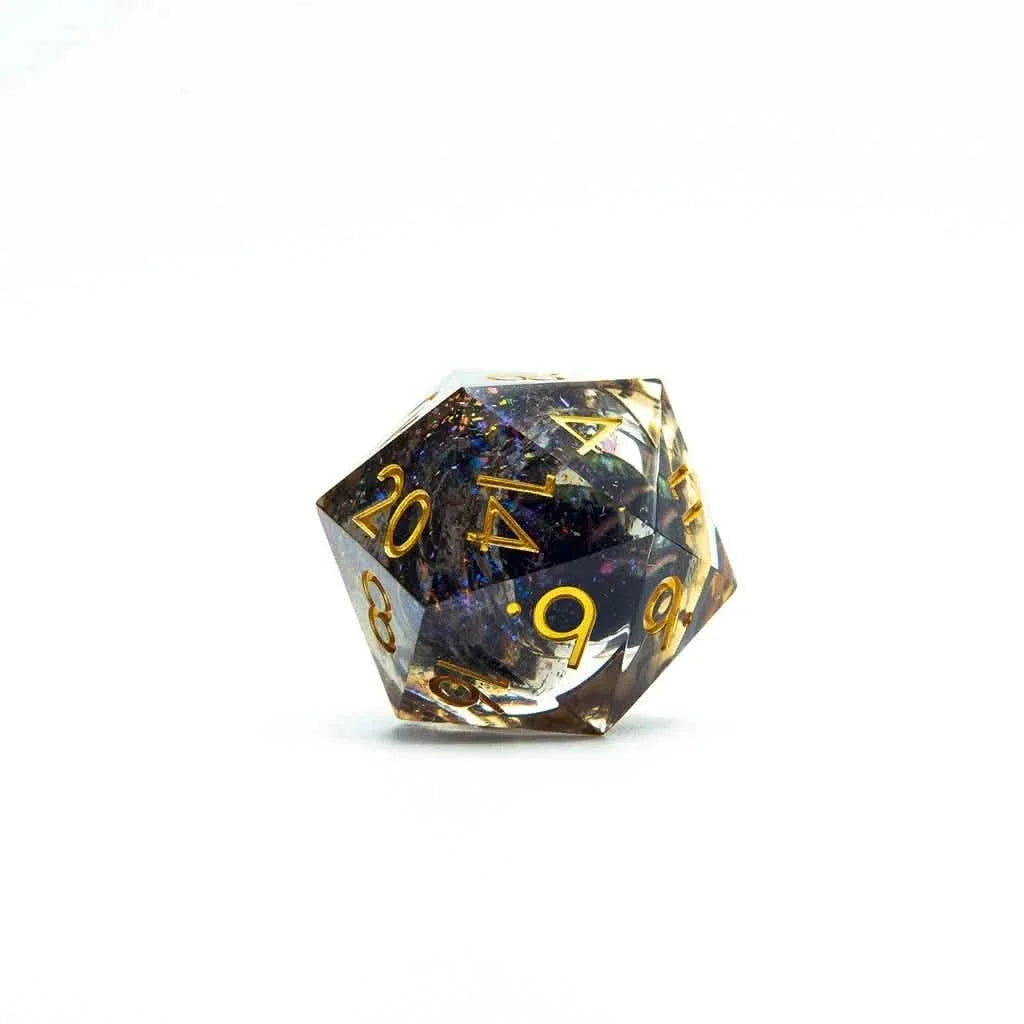 Watcher's Ring | 33mm D20 | Oversized Liquid Core Dice | Single Dice