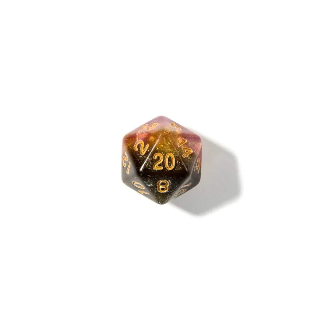 Starfall Dream | Soft Edge Dice | Acrylic | 7 Piece Set