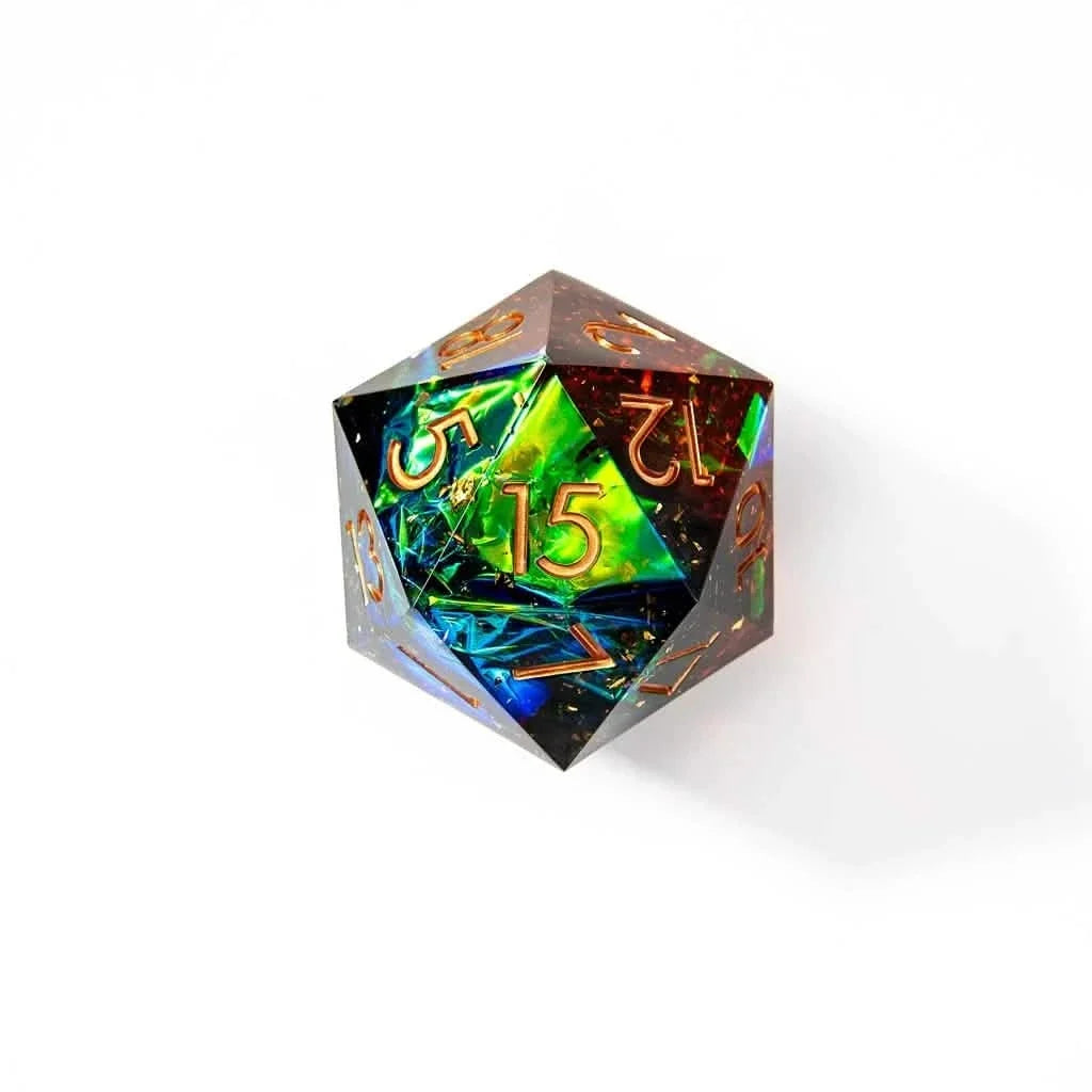 Archer's Dream | 50mm D20 | Oversized Resin Dice | Single Dice