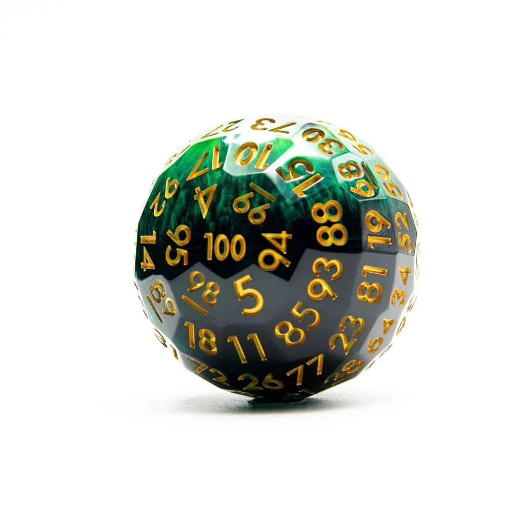 Orb of Envy | 50mm D100 | Liquid Core | Single Dice