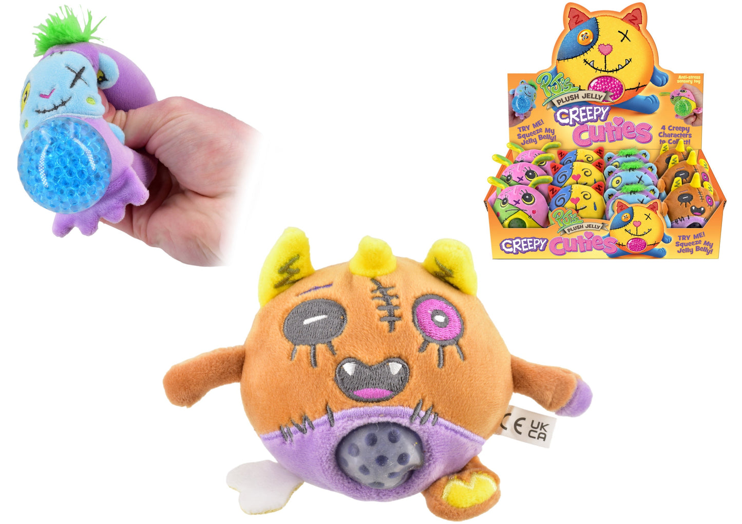 Plush Jelly Squeezers Creepy Cuties