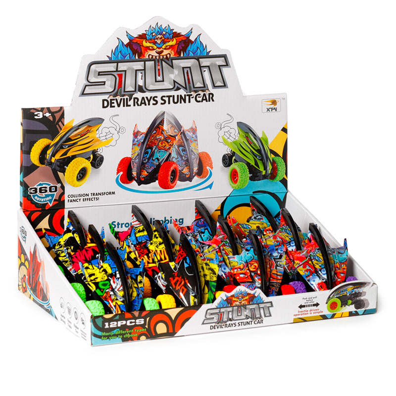 Fun Kids Graffiti Stunt Car Action Toys