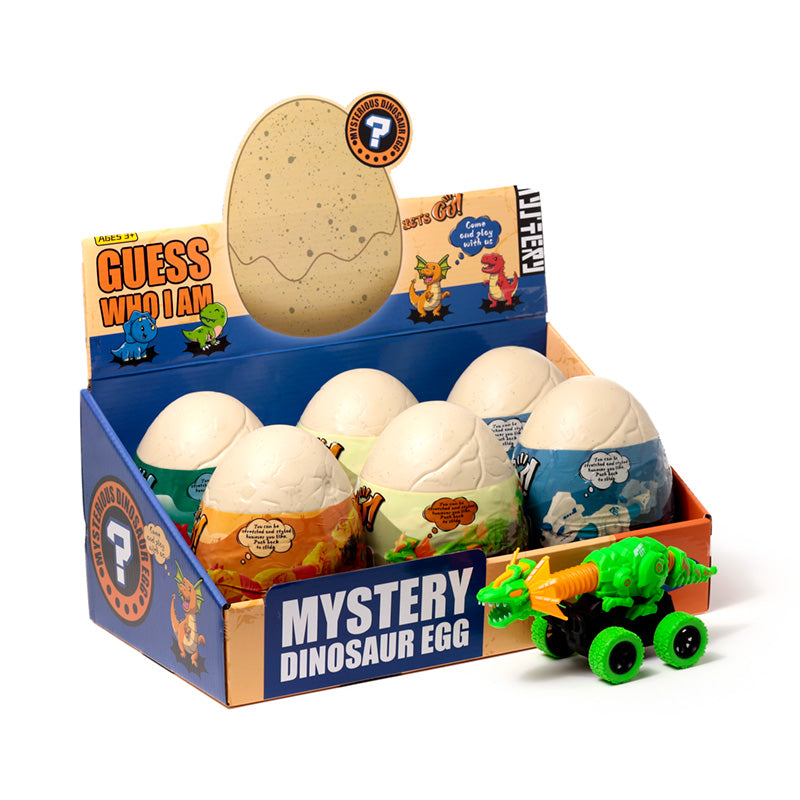 Kids Friction Action Toy - Mystery Dinosaur Egg Telescopic