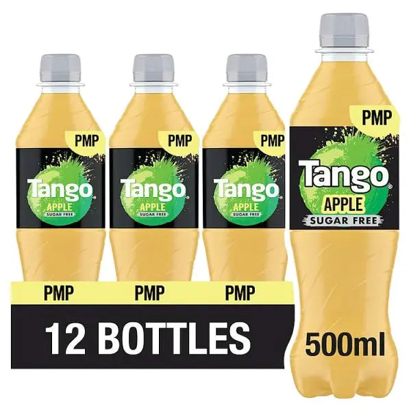 Tango Apple Sugar Free Bottles PMP 12 x 500ml (Case of 12)