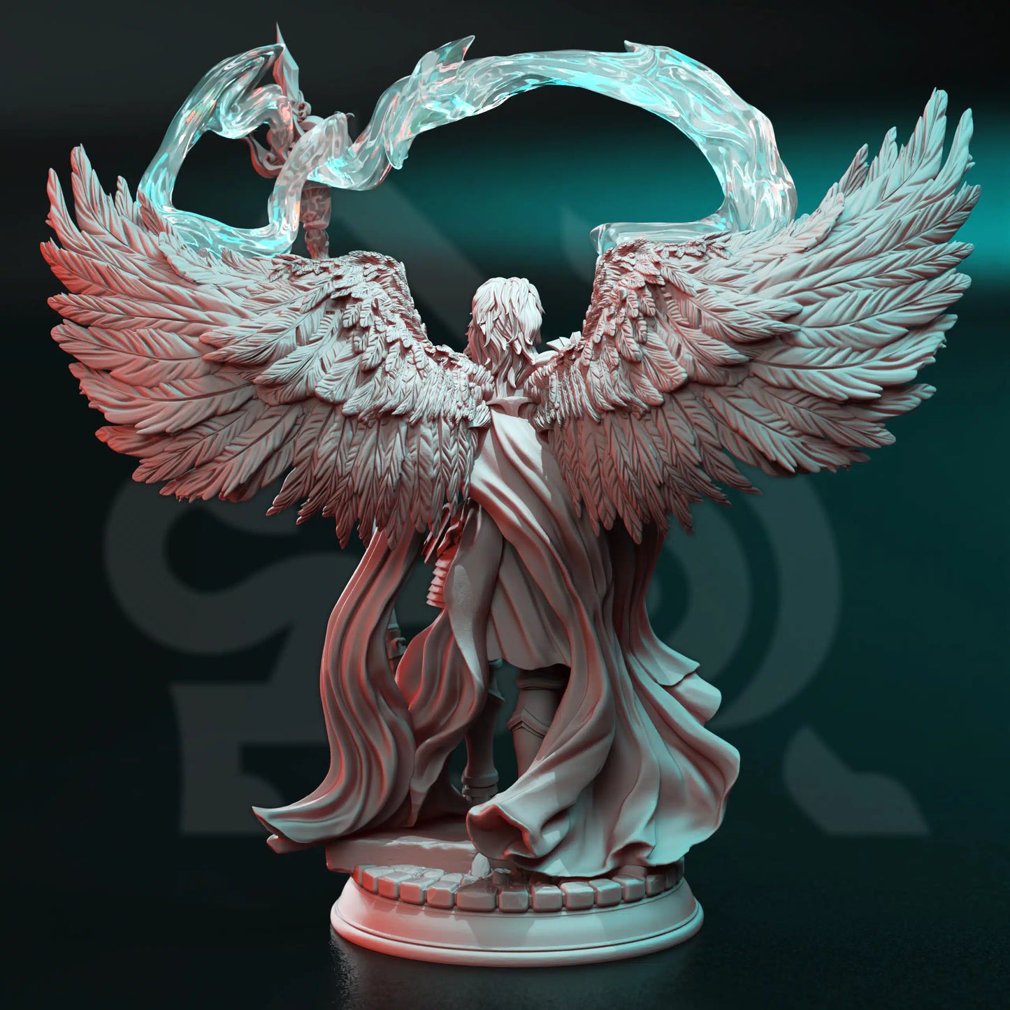 Tharavës – The Wise Warrior - 3D Printed Cleric Miniature
