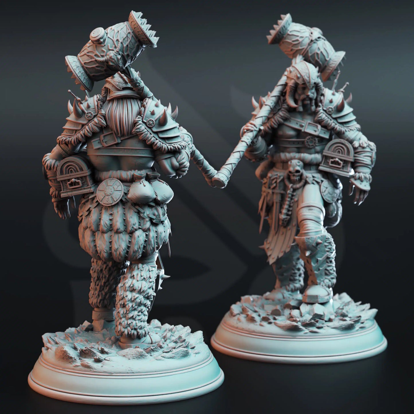 The Ugadrin – Snow Giants - 3D Printed Monster Miniatures