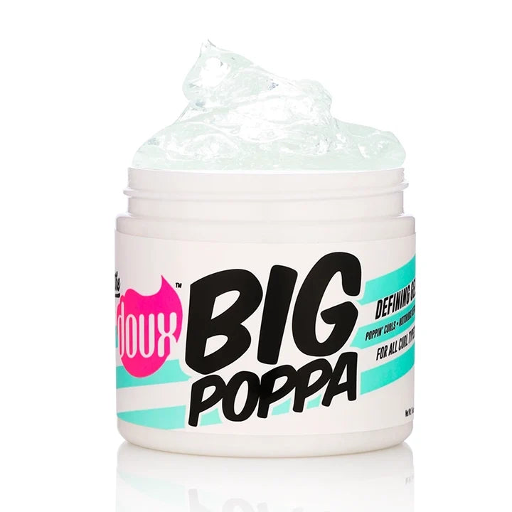 The Doux Big Poppa Defining Gel 16oz for Strong Hold and Frizz Control