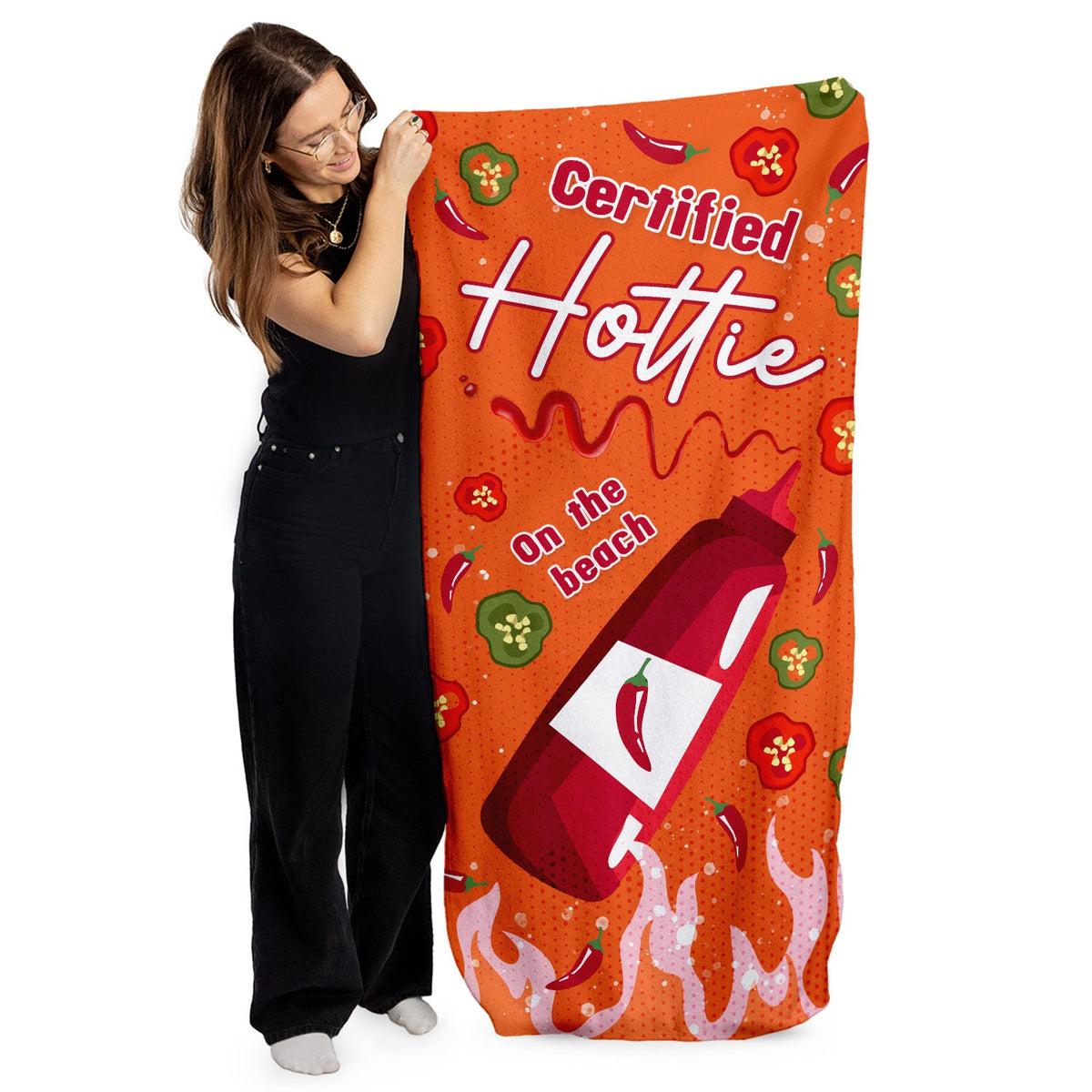 Certified Hottie - Beach Towel