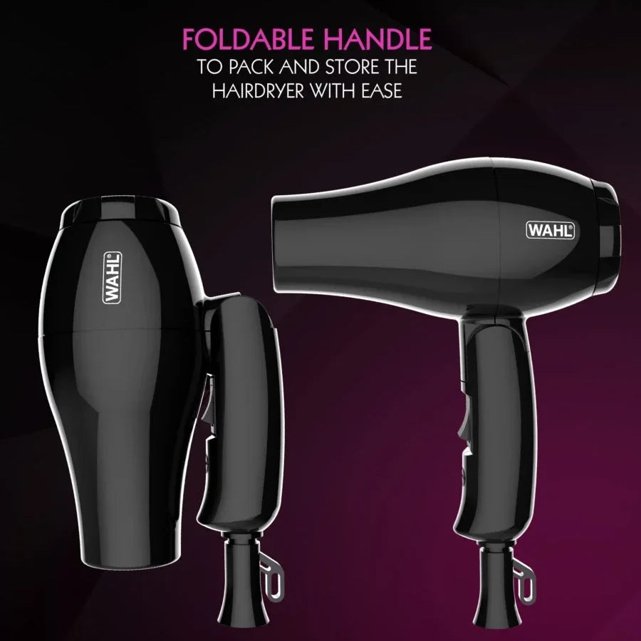 WAHL Travel Hair Dryer Lightweight & Dual Voltage for Global Travellers