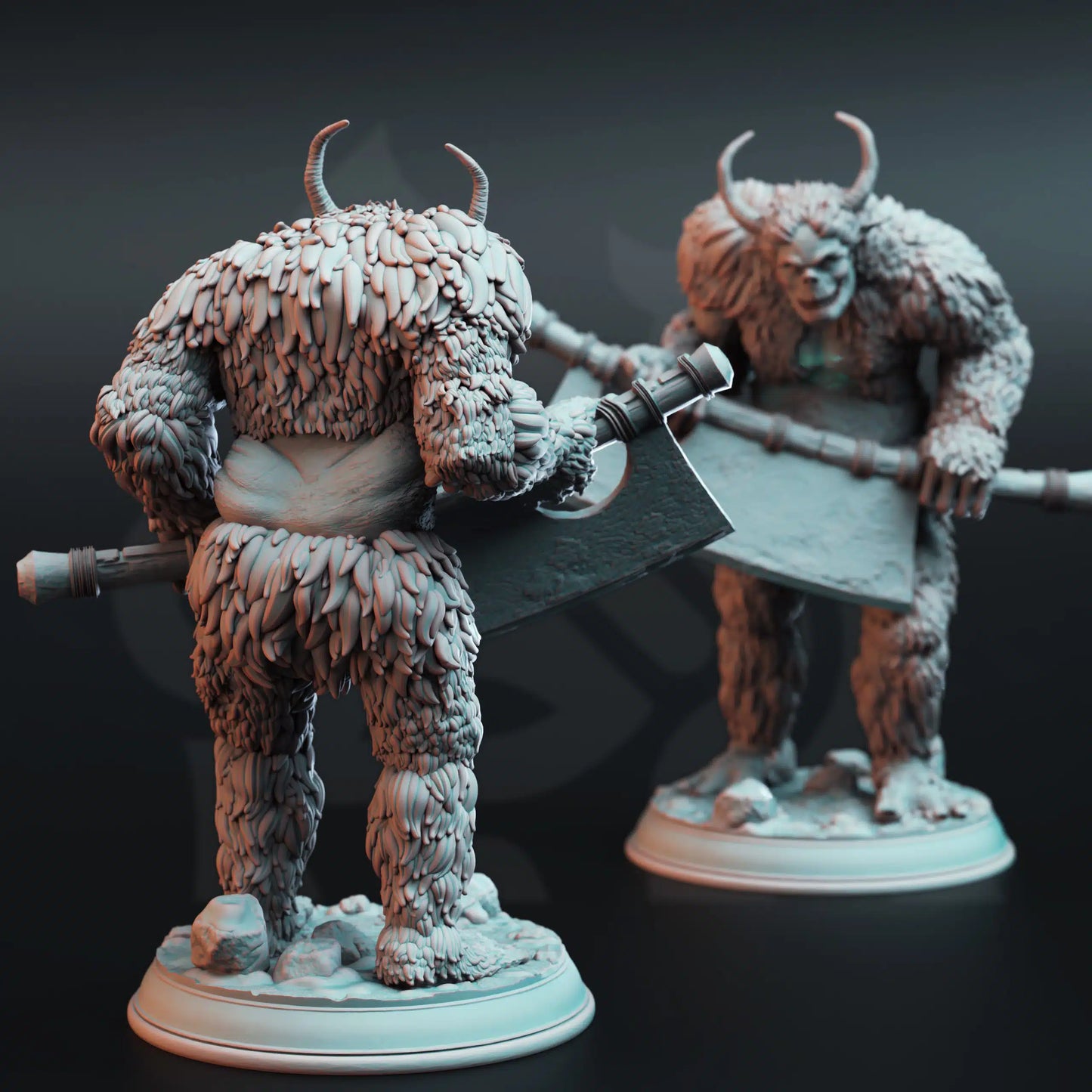Tulva Drolls – Snow Trolls of the Deep - 3D Printed Monster Miniatures