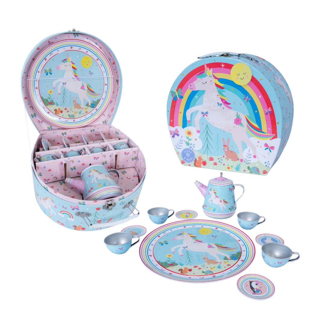 11 Piece Musical Tea Set - Rainbow Fairy
