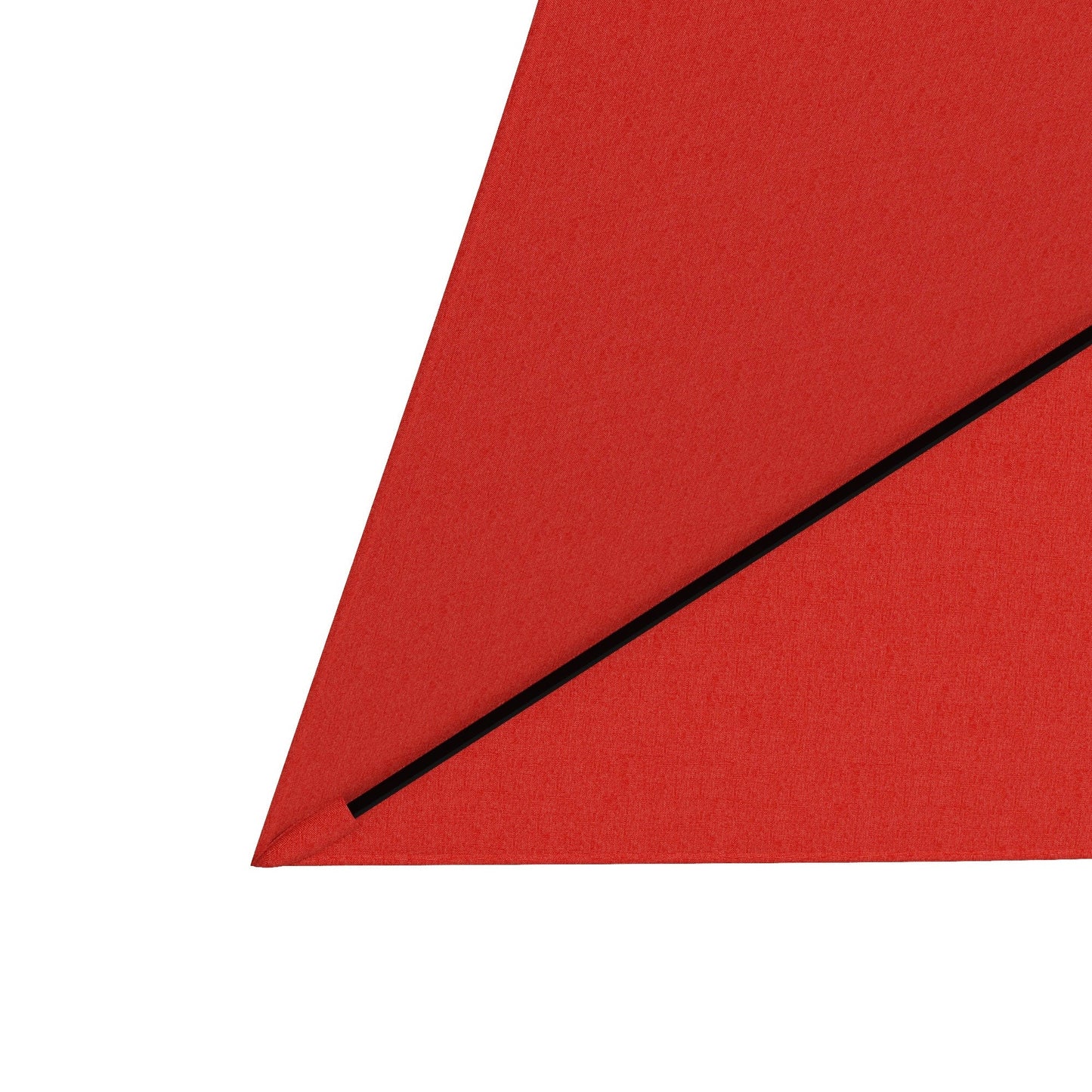 Outsunny 2 x 3(m) Garden Parasol Rectangular Market Umbrella w/ Wine Red