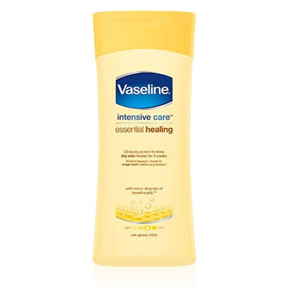 Vaseline Intensive Care Essential Healing Non Greasy Lotion - Deeply Moisturising & Fast Absorbing for Dry Skin - 400ml/13.53 oz