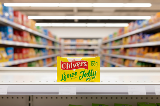 12 x Chivers Lemon Flavour Jelly 135G
